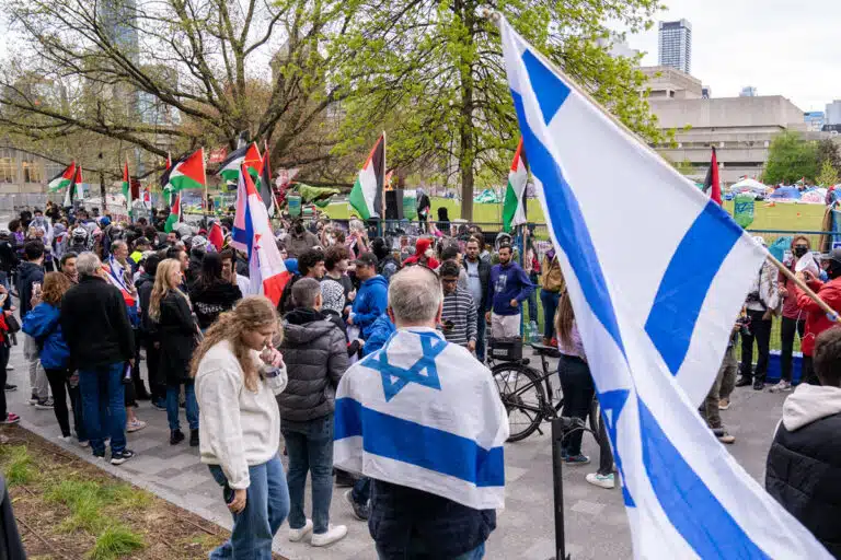 Israeli and Palestinian Student Protests