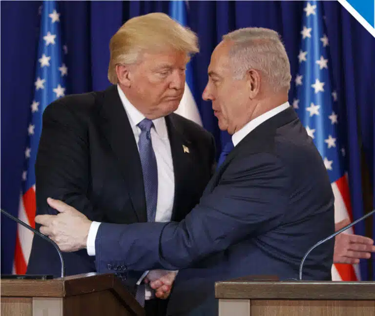President Trump and Benjamin Netanyahu - Photo by Evan Vucci The Associated Press