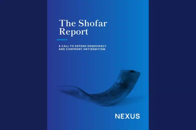 The Shofar Report - A Call to Defend Democracy and Confront Antisemitism - NEXUS PROJECT cover - 10-14-25