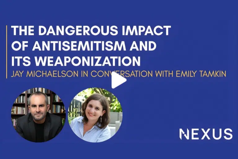 The Dangerous Impact of Antisemitism and its Weaponization Jay Michaelson and Emily Tamkin 1200-800