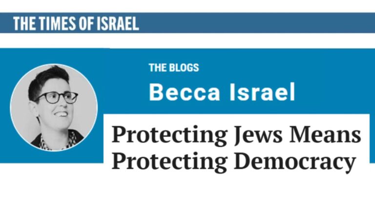 Protecting Jews Means Protecting Democracy
